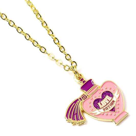 Harry Potter Pendant & Necklace Love Potion (Gold plated) 5055583441059