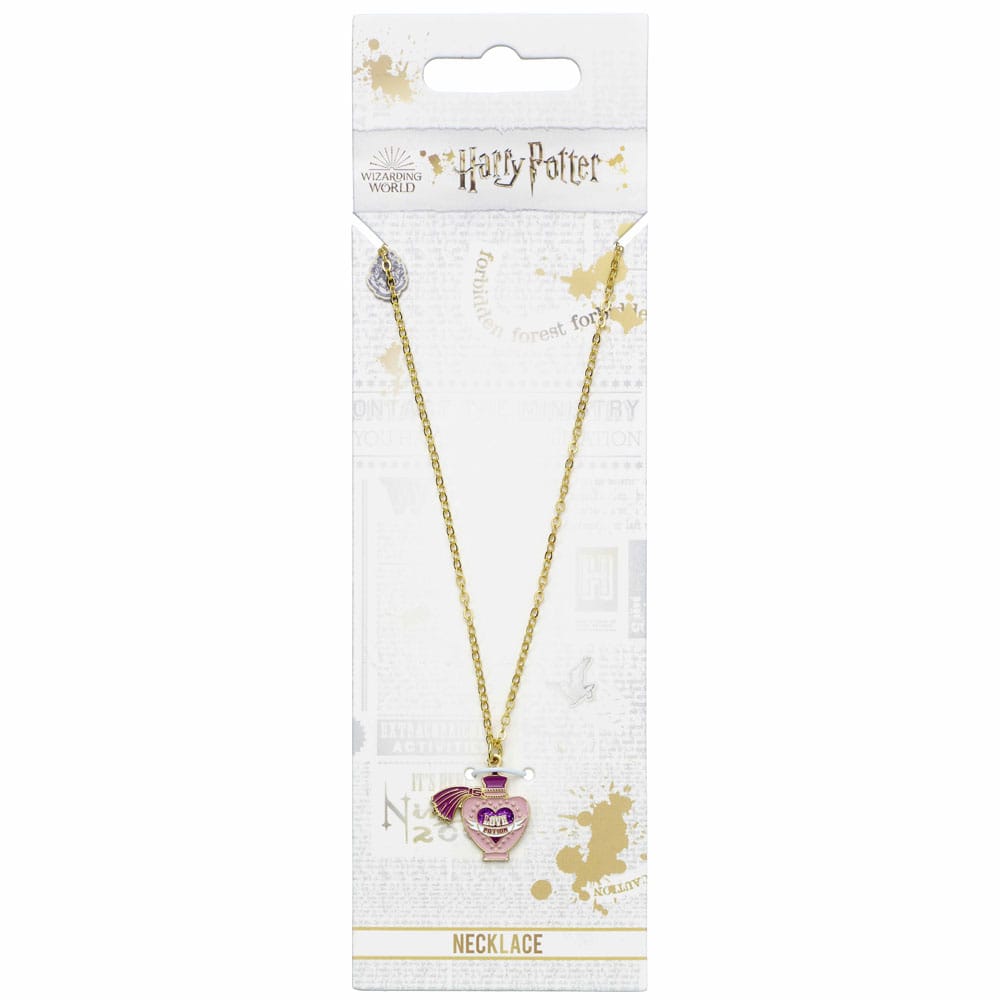 Harry Potter Pendant & Necklace Love Potion (Gold plated) 5055583441059