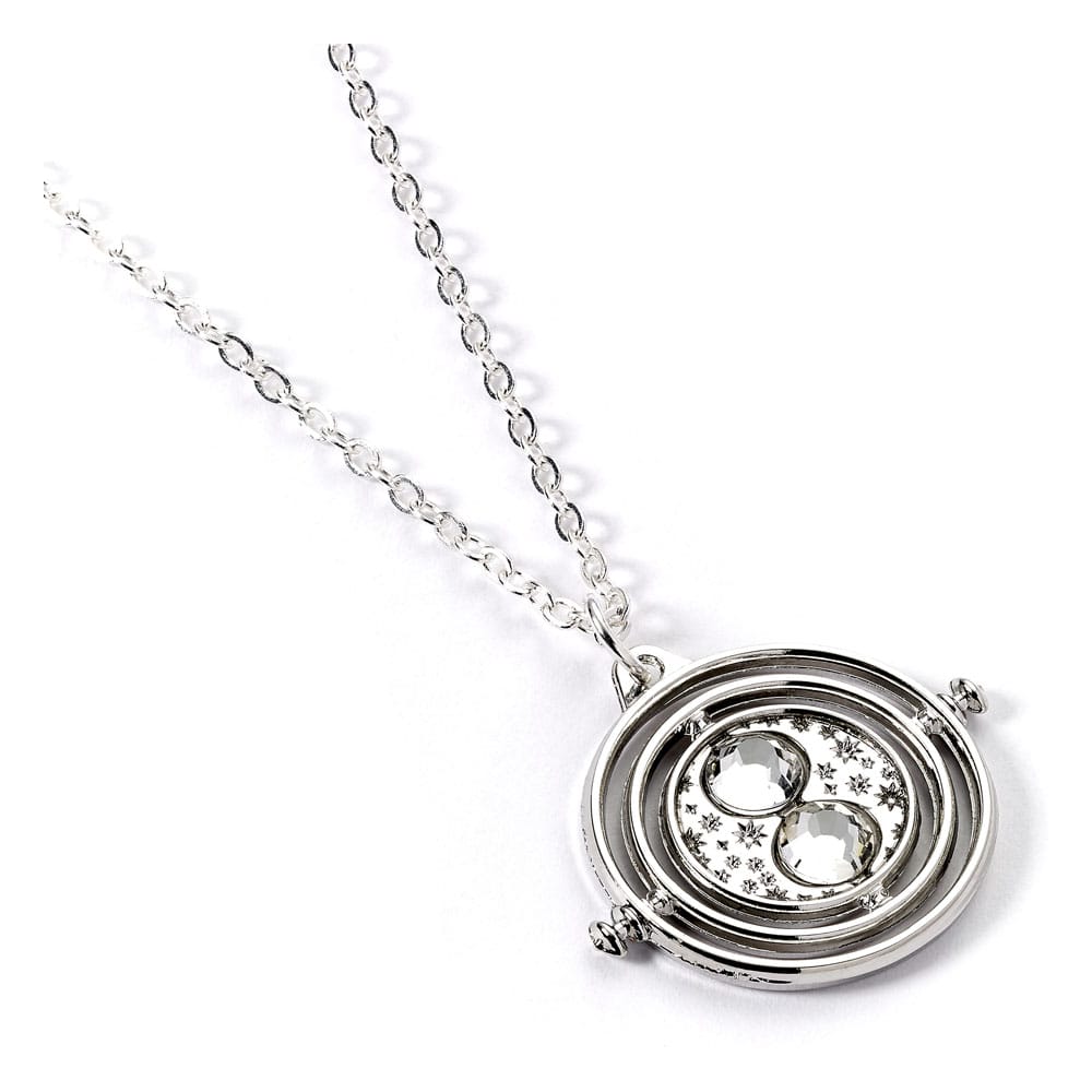 Harry Potter Necklace Time Turner Charm (Silver Tone) 5055583462160