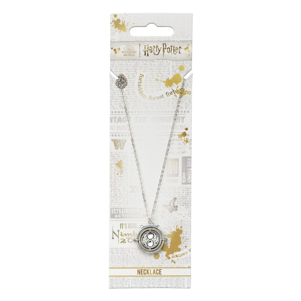 Harry Potter Necklace Time Turner Charm (Silver Tone) 5055583462160