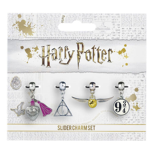 Harry Potter Charm 4-Pack Snitch/Deathly Hall 5055583407185