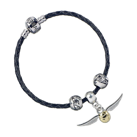 Harry Potter Slider Charm Leather Bracelet Qu 5055583407215