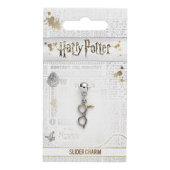 Harry Potter Charm Lightning Bolt with Glasses (silver plated) 5055583427565