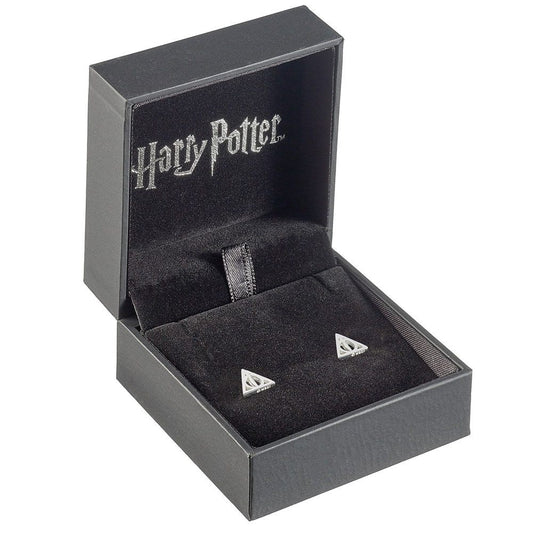 Harry Potter Deathly Hallow Stud Earrings (Sterling Silver) 5055583412363