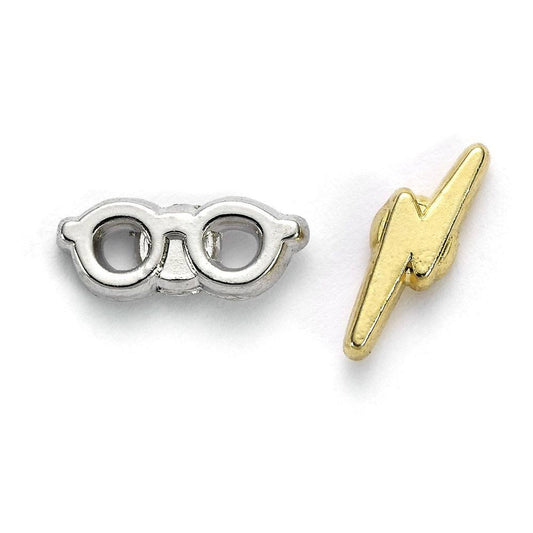 Harry Potter Earrings Lightening Bolt & Glasses 5055583421914