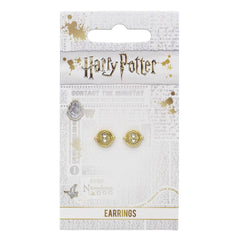 Harry Potter Earrings Time Turner (gold plate 5055583427237