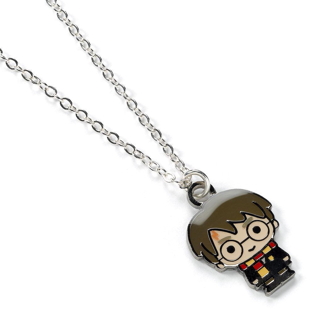 Harry Potter Cutie Collection Necklace & Charm Harry Potter (Silver Plated) - Amuzzi