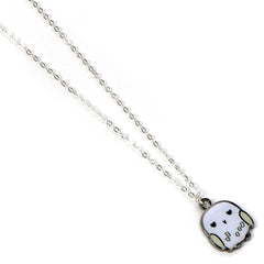 Harry Potter Cutie Collection Necklace & Charm Hedwig (Silver Plated) - Amuzzi