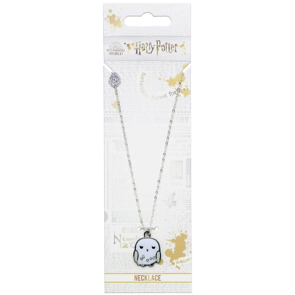 Harry Potter Cutie Collection Necklace & Charm Hedwig (Silver Plated) - Amuzzi