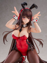 Amakano 2+ PVC Statue 1/4 Yuuhi Kurohime Bunny Suit Ver. 32 cm   4902273508435