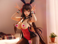 Amakano 2+ PVC Statue 1/4 Yuuhi Kurohime Bunny Suit Ver. 32 cm   4902273508435