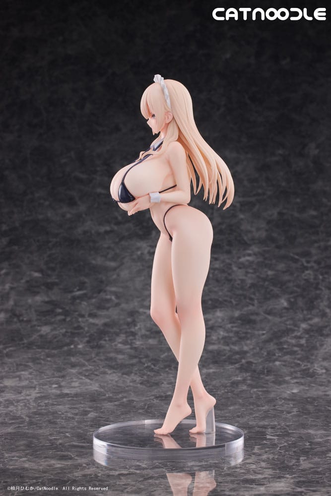 Original Character PVC Statue 1/6 Dosukebe Bikini wo Kitekureru Juujun na Maid-san Illustration by Himuka Yuzuki 27 cm 6976697970077