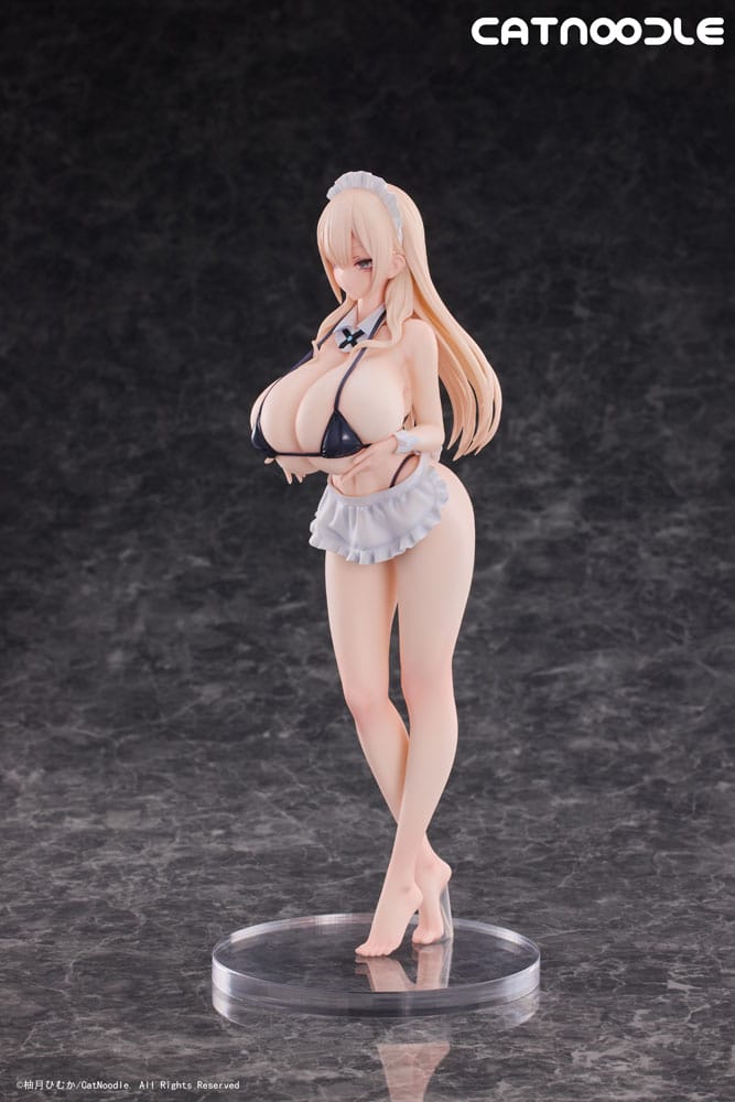 Original Character PVC Statue 1/6 Dosukebe Bikini wo Kitekureru Juujun na Maid-san Illustration by Himuka Yuzuki 27 cm 6976697970077