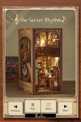 Book Nook The Secret Rhythm 23 x 11 cm   6975436180104