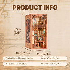 Book Nook The Secret Rhythm 23 x 11 cm   6975436180104