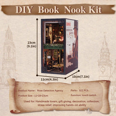 Book Nook Rose Detective Agency 23 x 11 cm   6975436180142