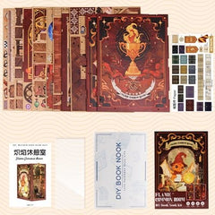 Book Nook Flame Common Room 23 x 11 cm   6975436180159