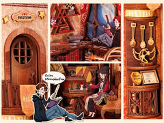 Book Nook Flame Common Room 23 x 11 cm   6975436180159