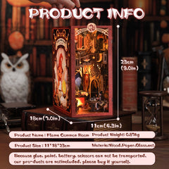 Book Nook Flame Common Room 23 x 11 cm   6975436180159