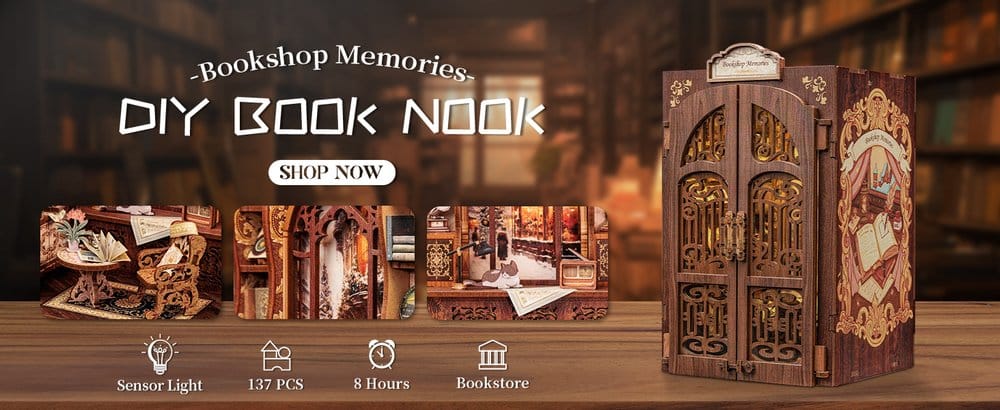 Book Nook Bookshop Memories 17 x 10 cm   6975436180302