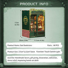 Book Nook Owl Bookstore 17 x 12 cm   6975436180371