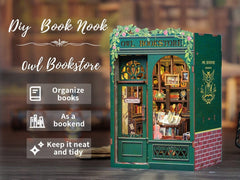 Book Nook Owl Bookstore 17 x 12 cm   6975436180371