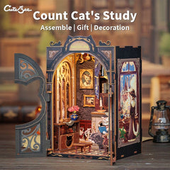 Book Nook Count Cat´s Study 17 x 12 cm   6975436180388