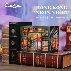 Book Nook Hong Kong Neon Light 13 x 17 cm 6975436180586