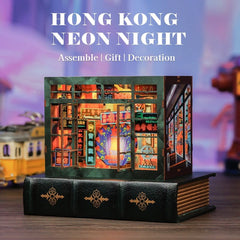 Book Nook Hong Kong Neon Light 13 x 17 cm 6975436180586