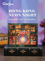 Book Nook Hong Kong Neon Light 13 x 17 cm 6975436180586