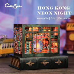 Book Nook Hong Kong Neon Light 13 x 17 cm 6975436180586