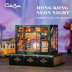 Book Nook Hong Kong Neon Light 13 x 17 cm 6975436180586