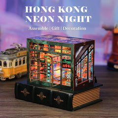 Book Nook Hong Kong Neon Light 13 x 17 cm 6975436180586