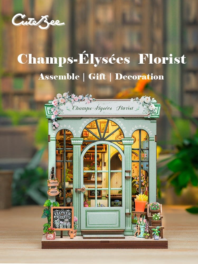 Miniature House Model Kit Champs-Élysées Florist 18 x 16 cm   6975436180753