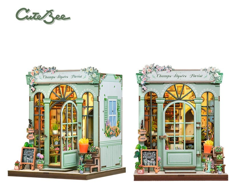Miniature House Model Kit Champs-Élysées Florist 18 x 16 cm   6975436180753