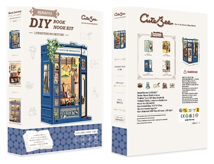 Book Nook Literature Bookstore 17 x 12 cm     6975436180869