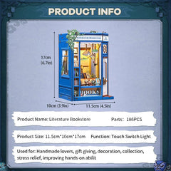 Book Nook Literature Bookstore 17 x 12 cm     6975436180869
