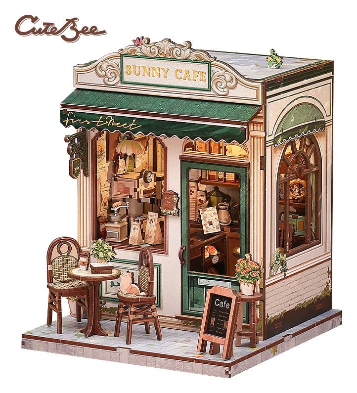 Miniature House Model Kit Sunny Cafe 20 x 16 cm   6975436181057