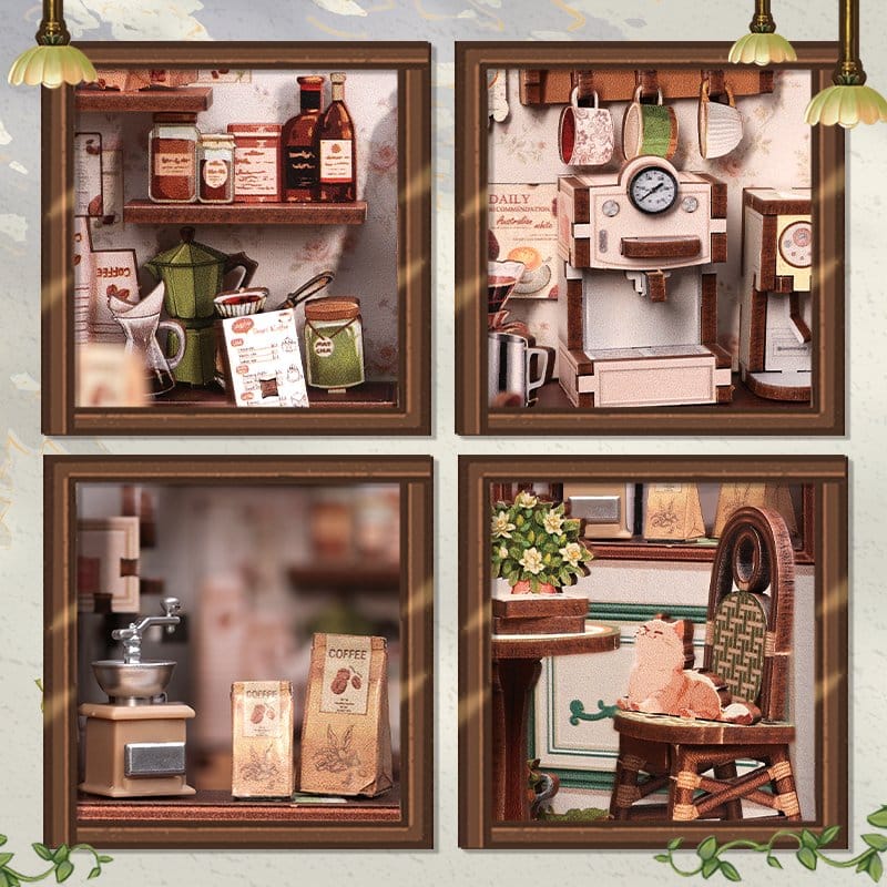 Miniature House Model Kit Sunny Cafe 20 x 16 cm   6975436181057