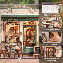 Miniature House Model Kit Sunny Cafe 20 x 16 cm   6975436181057