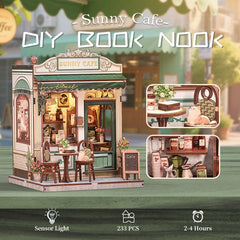 Miniature House Model Kit Sunny Cafe 20 x 16 cm   6975436181057