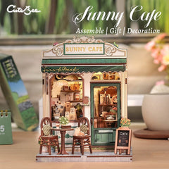 Miniature House Model Kit Sunny Cafe 20 x 16 cm   6975436181057