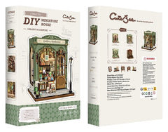 Miniature House Model Kit Gallery Bookstore 20 x 16 cm   6975436181200