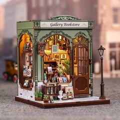 Miniature House Model Kit Gallery Bookstore 20 x 16 cm   6975436181200