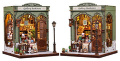 Miniature House Model Kit Gallery Bookstore 20 x 16 cm   6975436181200
