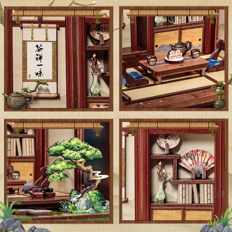 Miniature House Model Kit Kirishima Cha-an 19 x 14 cm 6975436181248