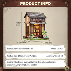 Miniature House Model Kit Kirishima Cha-an 19 x 14 cm 6975436181248