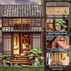 Miniature House Model Kit Kirishima Cha-an 19 x 14 cm 6975436181248