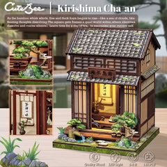 Miniature House Model Kit Kirishima Cha-an 19 x 14 cm 6975436181248