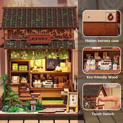 Miniature House Model Kit Kanmi-dokoro Kurihara 19 x 15 cm   6975436181255